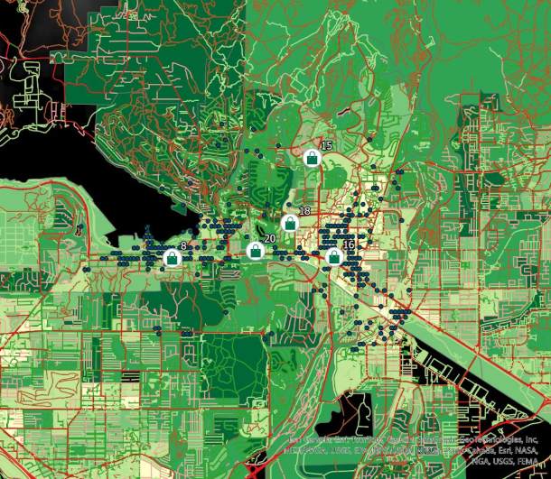 ESRI analysis
